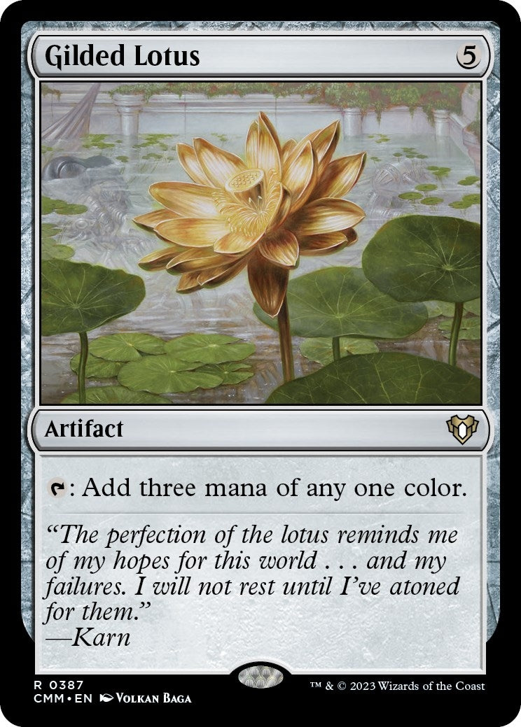 Image for Gilded Lotus (387) (CMM) - Magic: The Gathering