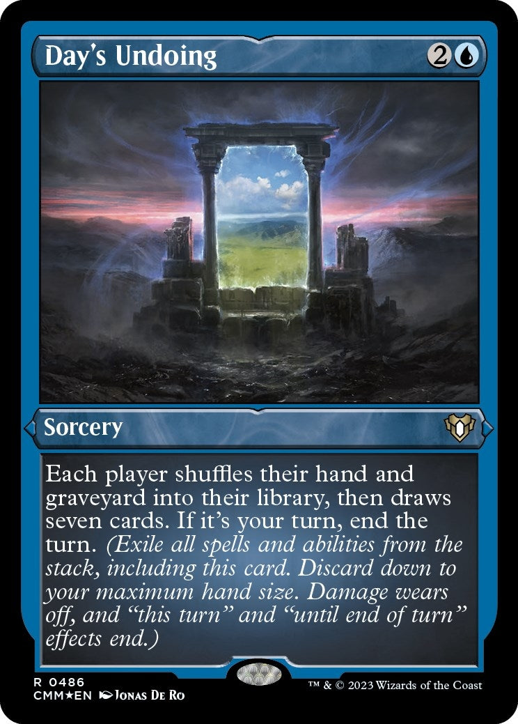 Image for Day's Undoing (Foil Etched) (486) - Magic: The Gathering