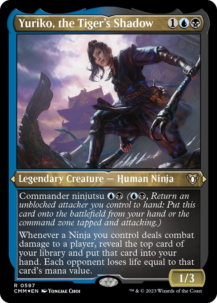 Image for Yuriko, the Tiger's Shadow (Foil Etched) (597) - Magic: The Gathering
