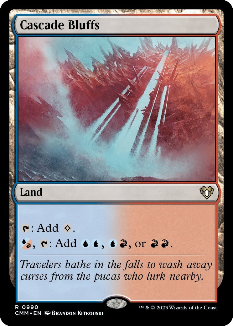 Image for Cascade Bluffs (990) - Magic: The Gathering