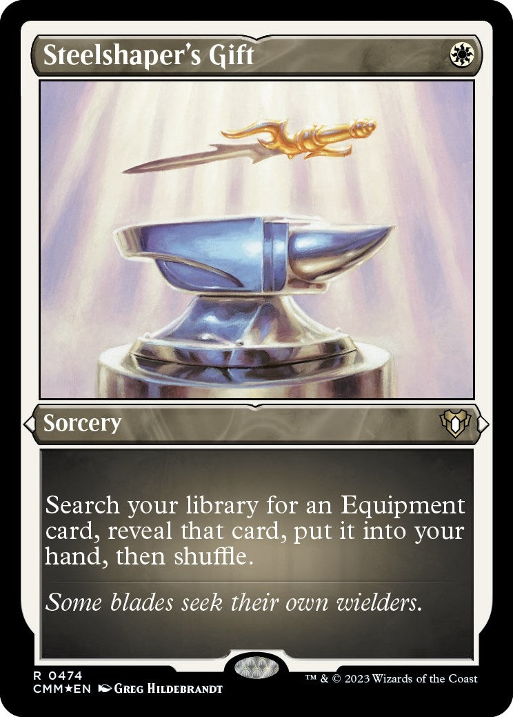 Image for Steelshaper's Gift (Foil Etched) (474) - Magic: The Gathering