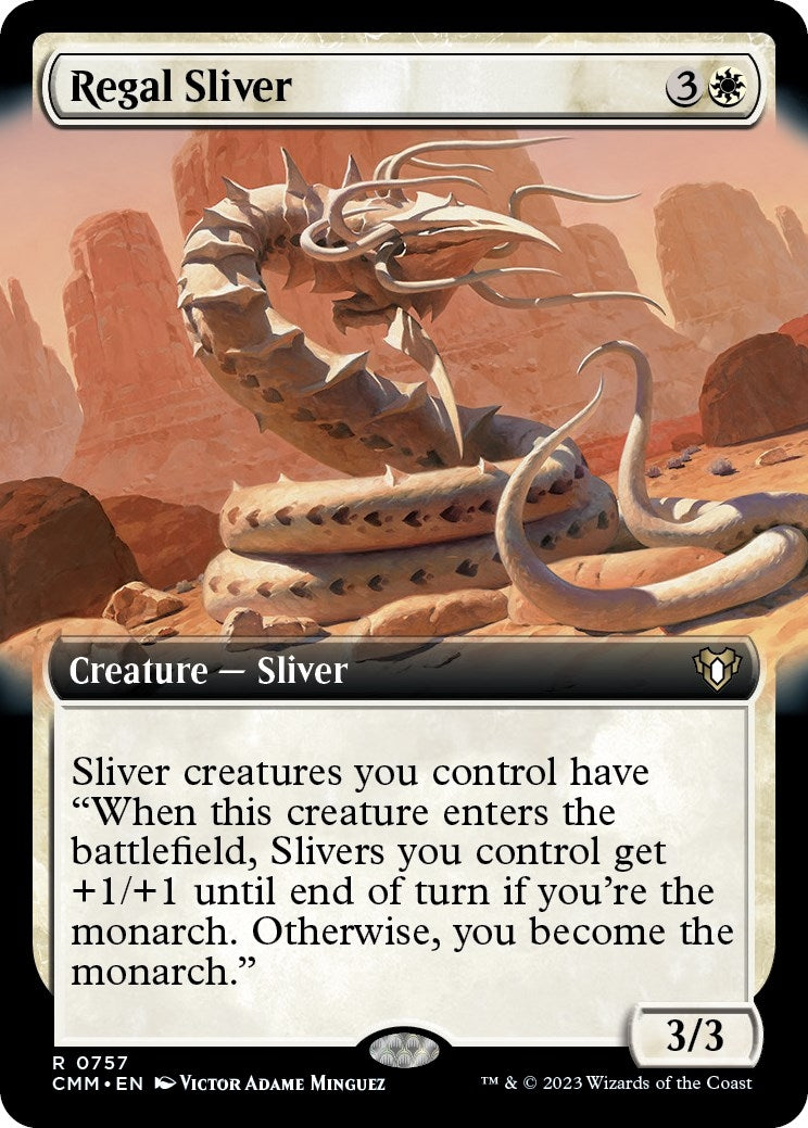 Image for Regal Sliver (Extended Art) (757) - Magic: The Gathering