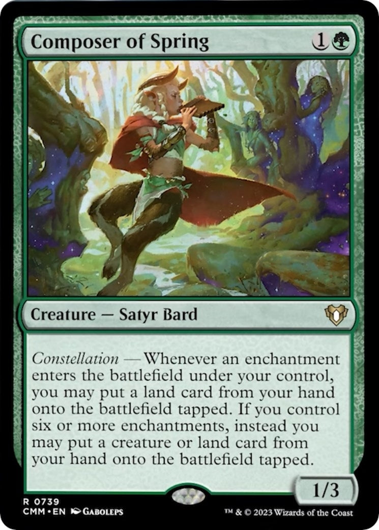 Image for Composer of Spring (739) - Magic: The Gathering