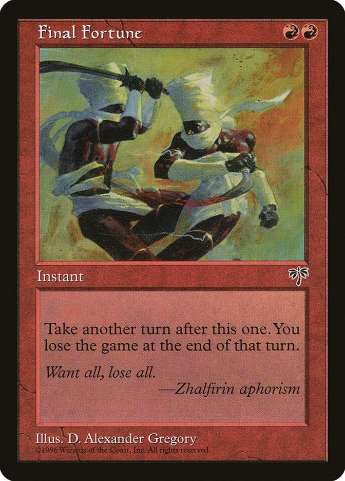 Image for Final Fortune - Magic: The Gathering