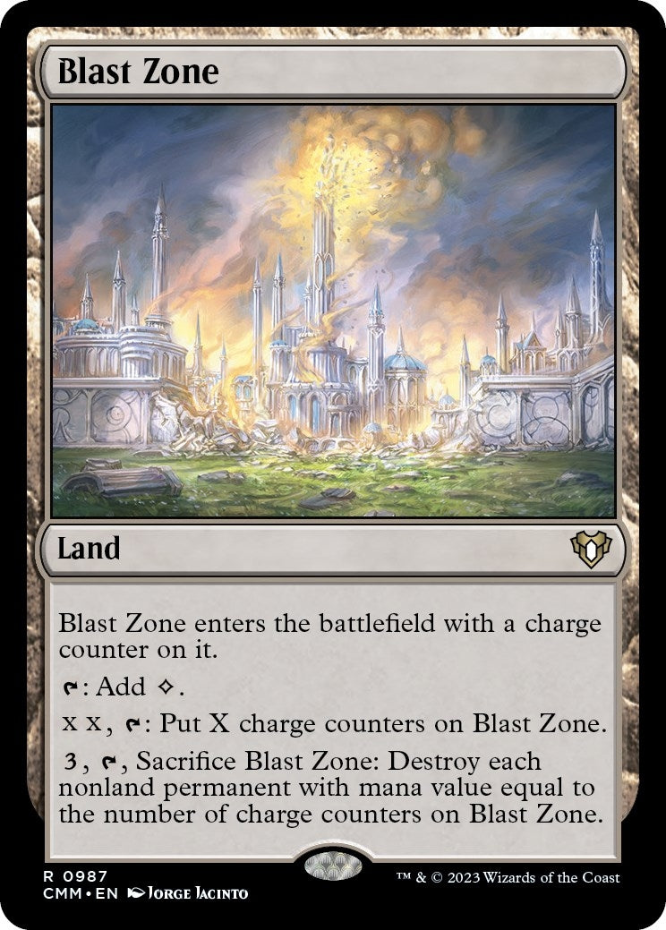 Image for Blast Zone (987) - Magic: The Gathering