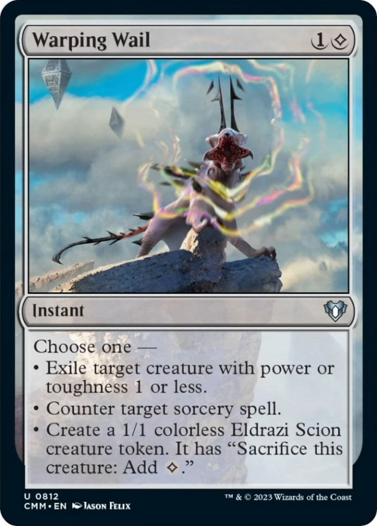 Image for Warping Wail (812) (CMM) - Magic: The Gathering