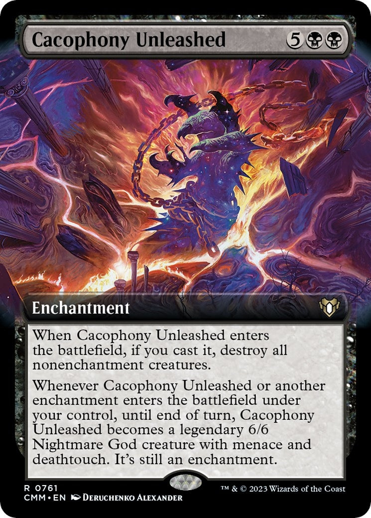 Image for Cacophony Unleashed (Extended Art) (761) - Magic: The Gathering