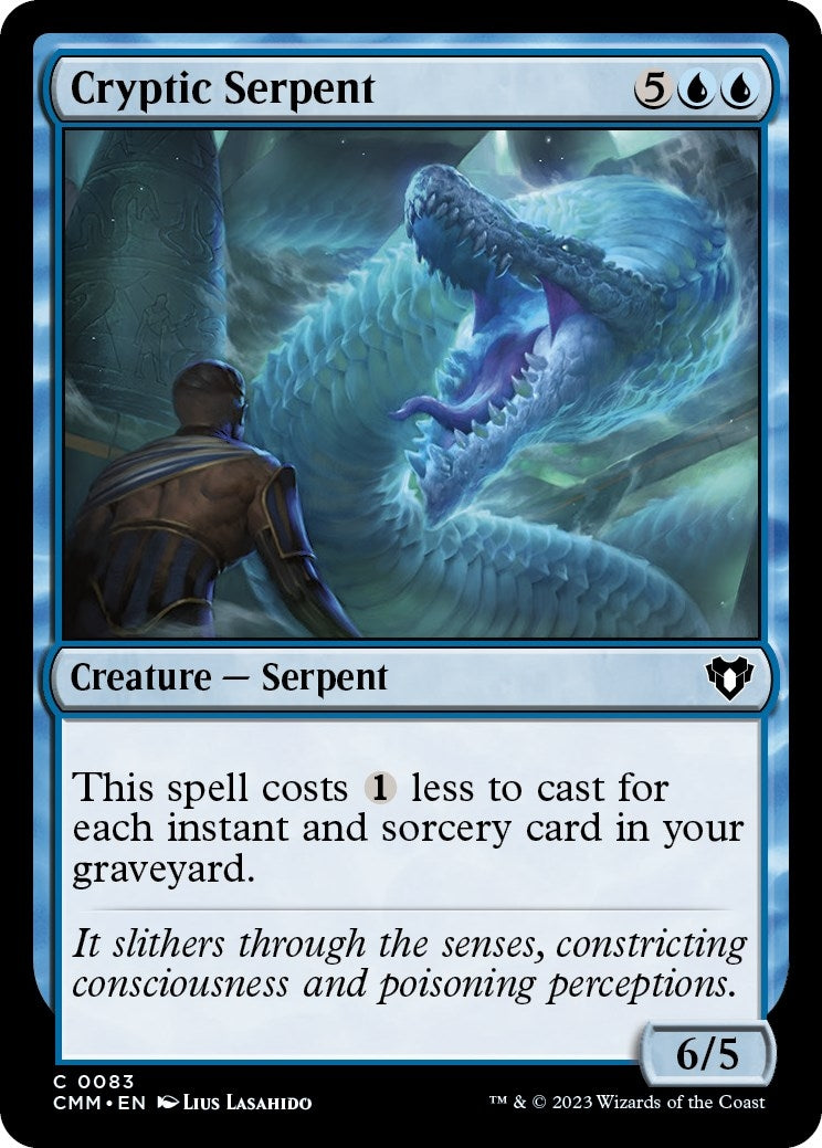 Image for Cryptic Serpent (83) - Magic: The Gathering