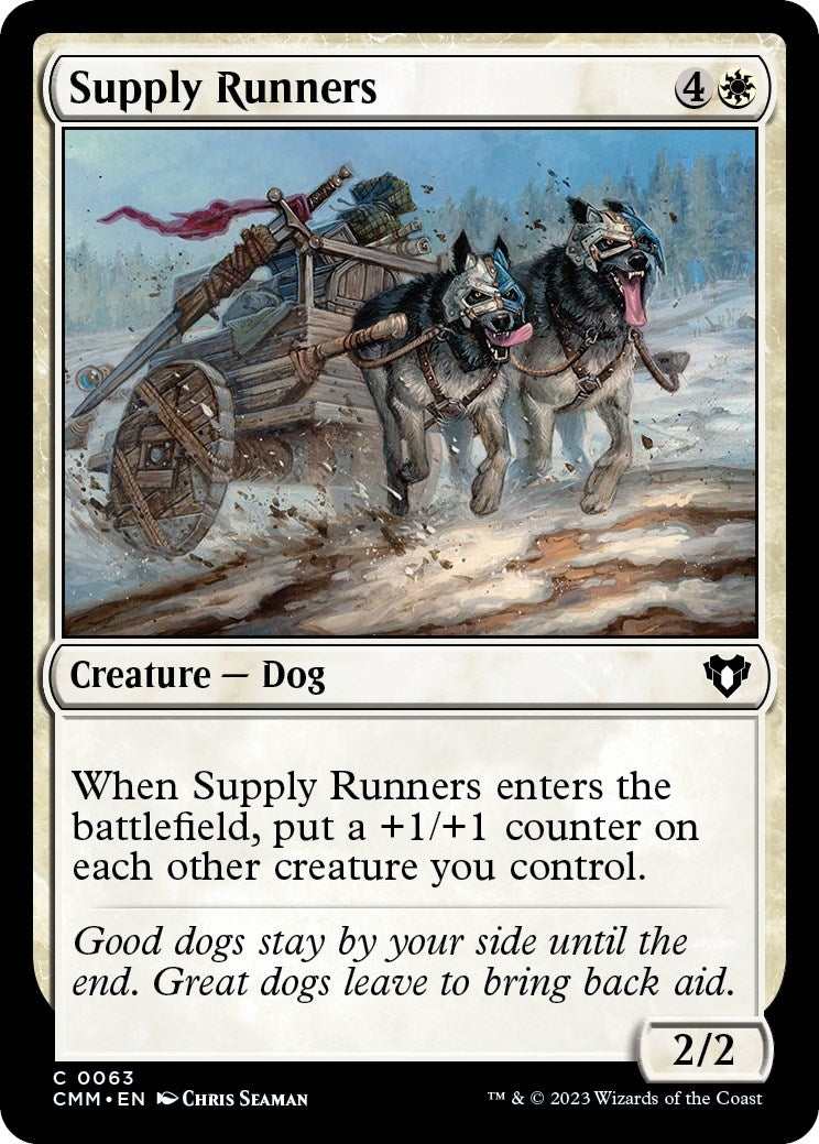 Image for Supply Runners (63) (CMM) - Magic: The Gathering