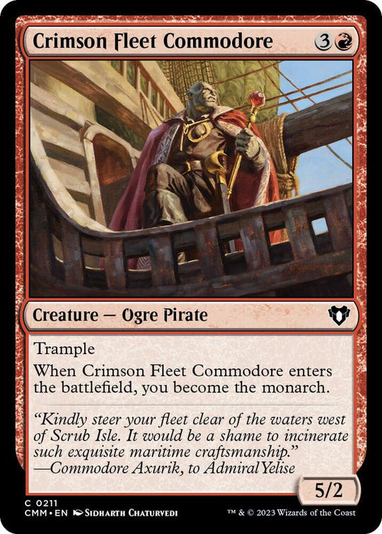 Image for Crimson Fleet Commodore (211) - Magic: The Gathering