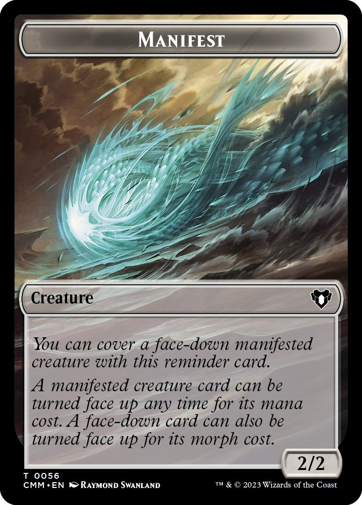Image for Manifest // Phyrexian Germ Double-Sided Token (56 // 16) - Magic: The Gathering