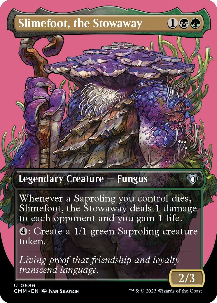 Image for Slimefoot, the Stowaway (Borderless) (686) - Magic: The Gathering
