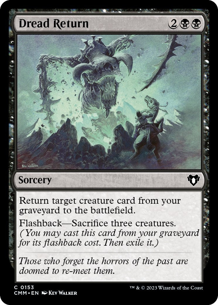 Image for Dread Return (153) - Magic: The Gathering