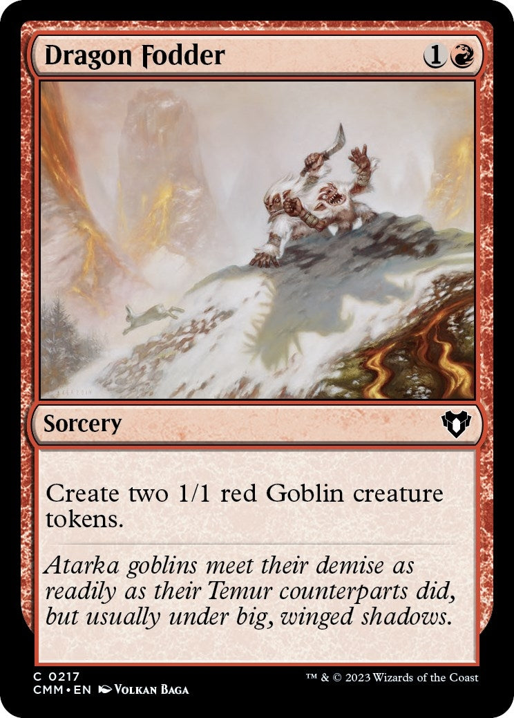Image for Dragon Fodder (217) - Magic: The Gathering
