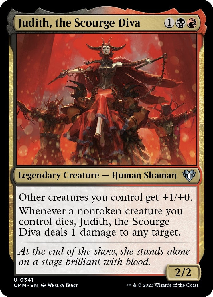 Image for Judith, the Scourge Diva (341) (CMM) - Magic: The Gathering