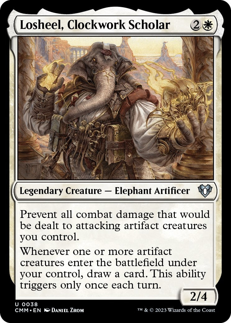 Image for Losheel, Clockwork Scholar (38) - Magic: The Gathering