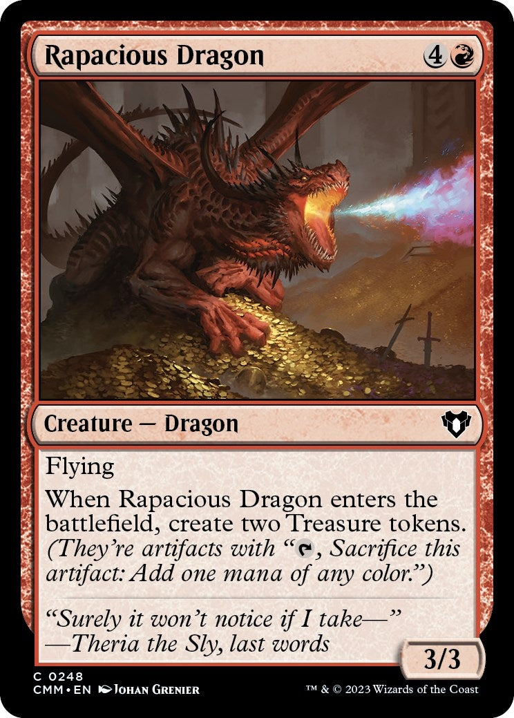 Image for Rapacious Dragon (248) (CMM) - Magic: The Gathering