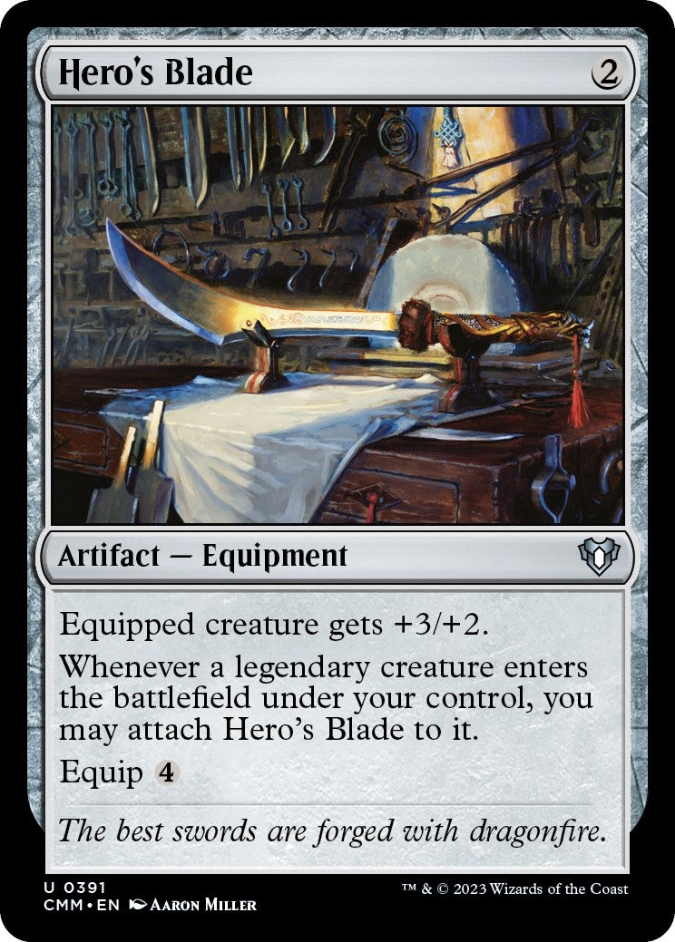 Image for Hero's Blade (391) - Magic: The Gathering