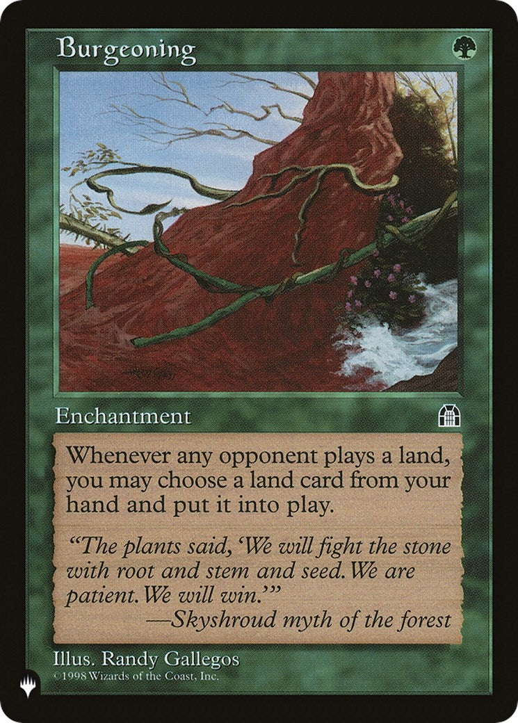 Image for Burgeoning (LIST) - Magic: The Gathering