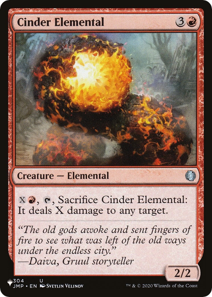Image for Cinder Elemental (304/078) - Magic: The Gathering
