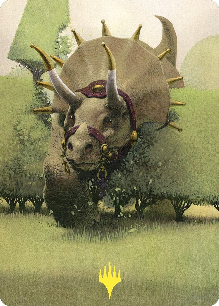 Image for Regal Behemoth Art Card (Gold-Stamped) (43) (ASCMM) - Magic: The Gathering