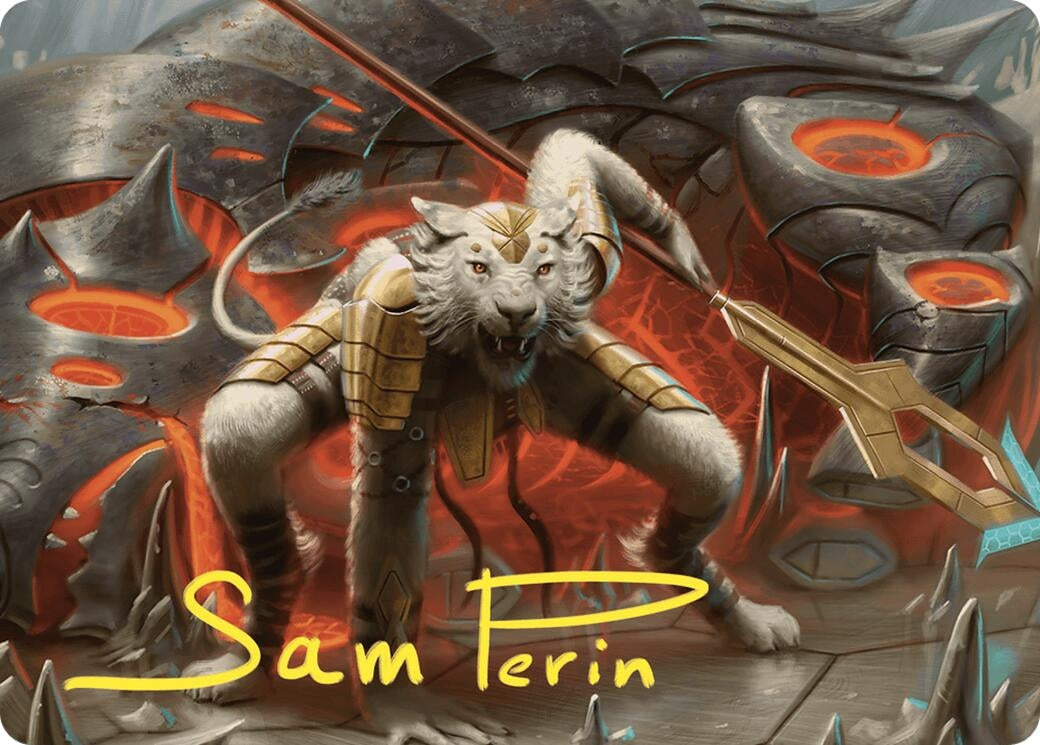Image for Sunspear Shikari Art Card (Gold-Stamped Signature) (4) (ASCMM) - Magic: The Gathering