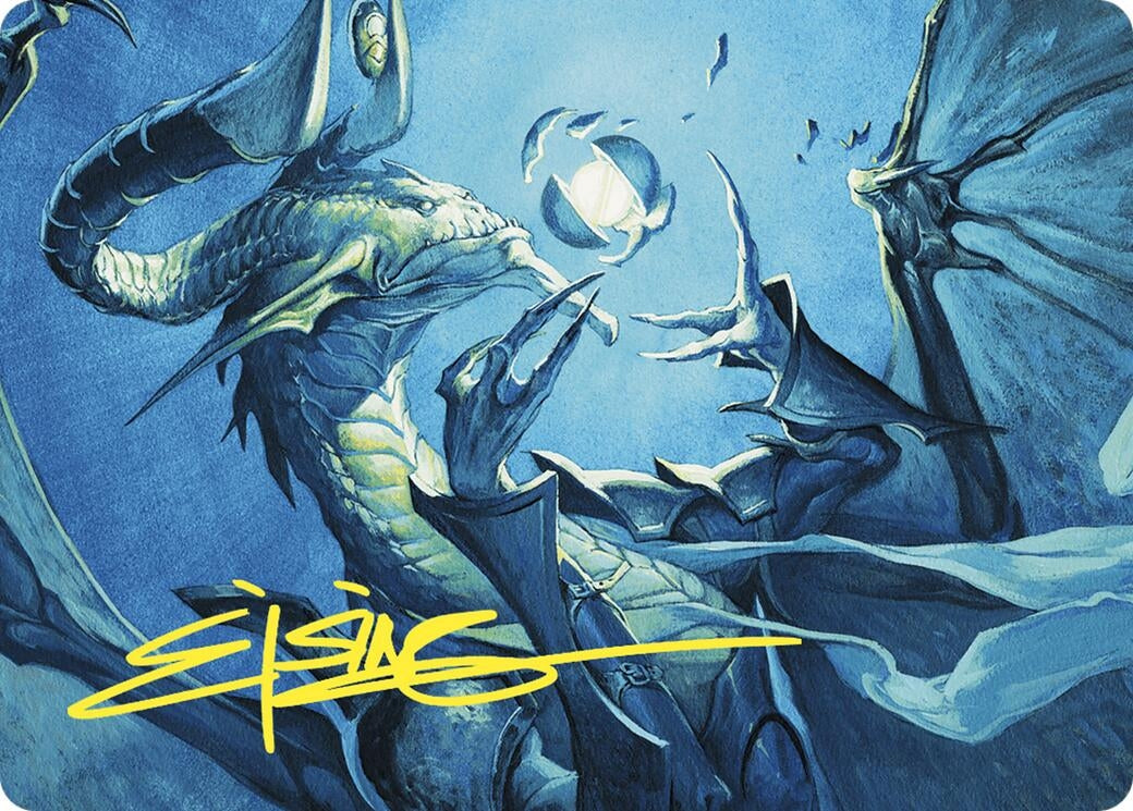 Image for Deep Analysis Art Card (Gold-Stamped Signature) (7) (ASCMM) - Magic: The Gathering