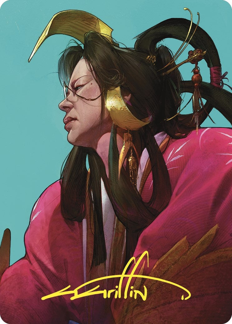 Image for Azami, Lady of Scrolls Art Card (Gold-Stamped Signature) (52) (ASCMM) - Magic: The Gathering