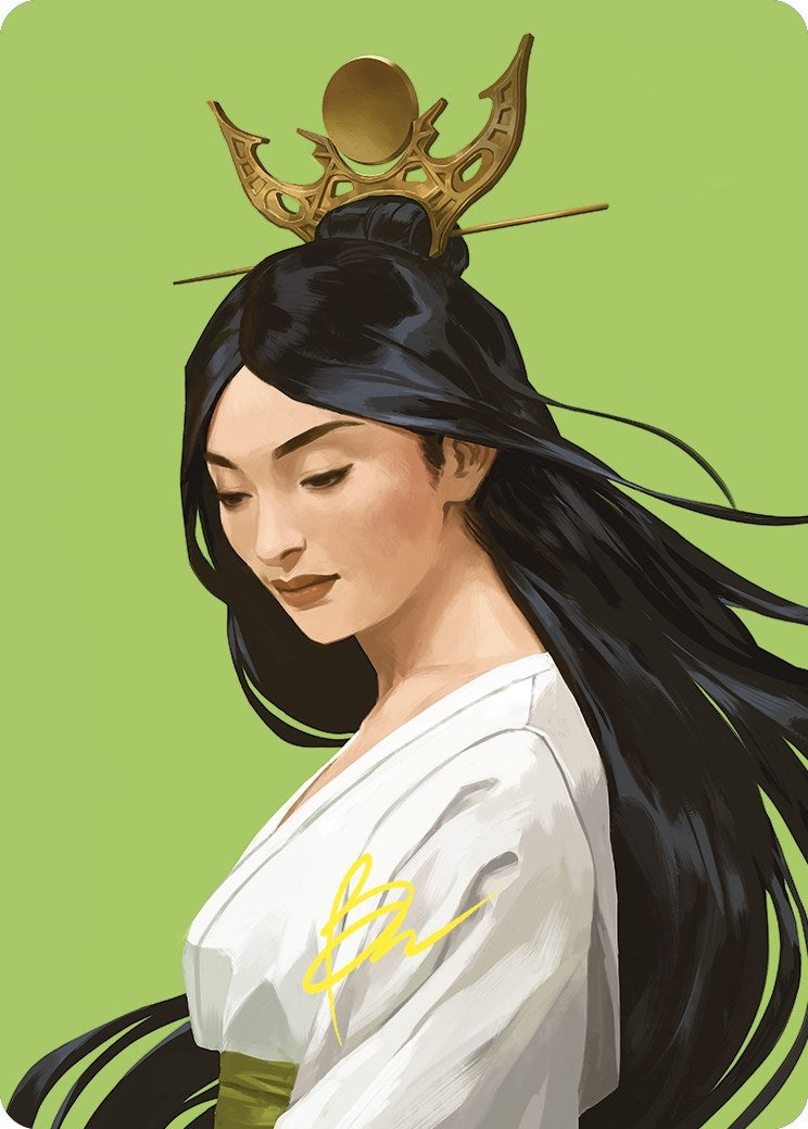 Image for Azusa, Lost but Seeking Art Card (Gold-Stamped Signature) (56) - Magic: The Gathering