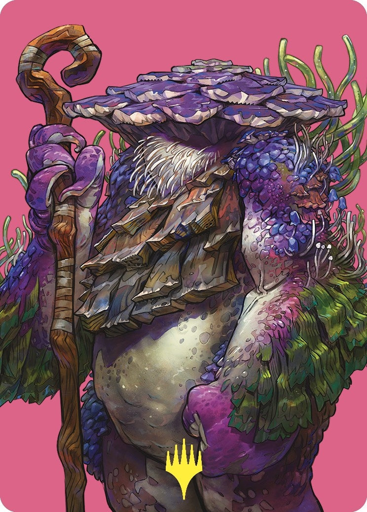 Image for Slimefoot, the Stowaway Art Card (Gold-Stamped) (59) - Magic: The Gathering