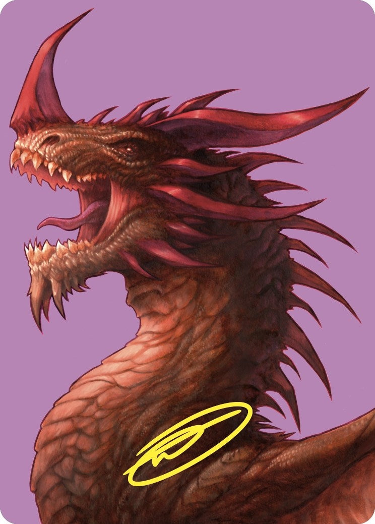 Image for The Ur-Dragon Art Card (Gold-Stamped Signature) (61) (ASCMM) - Magic: The Gathering