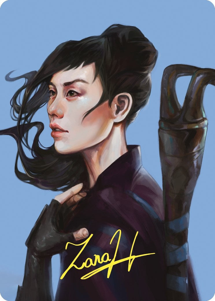 Image for Yuriko, the Tiger's Shadow Art Card (Gold-Stamped Signature) (62) (ASCMM) - Magic: The Gathering
