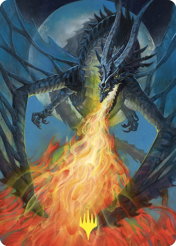 Image for Balefire Dragon Art Card (Gold-Stamped) (65) (ASCMM) - Magic: The Gathering