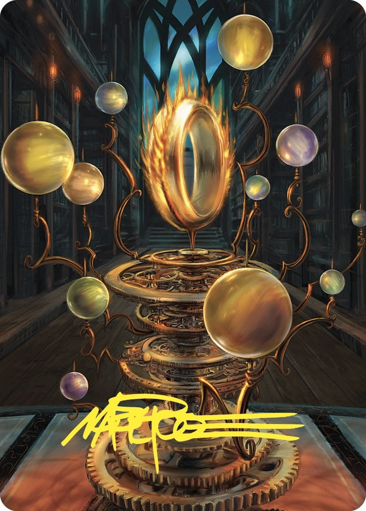 Image for Sol Ring Art Card (Gold-Stamped Signature) (70) - Magic: The Gathering