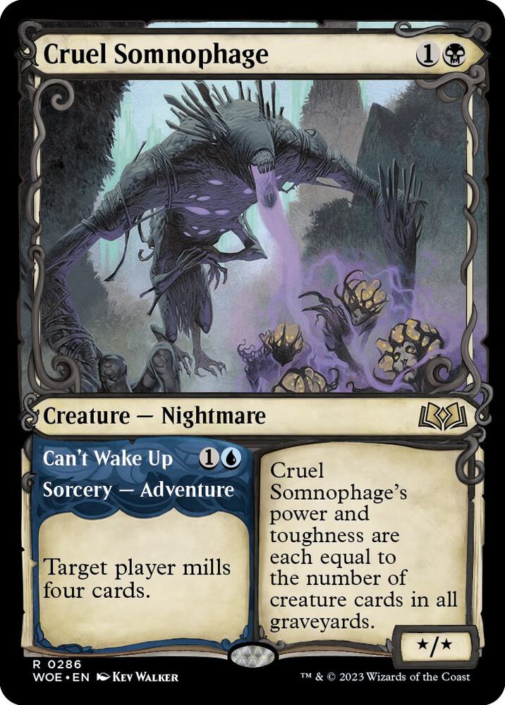 Image for Cruel Somnophage (Showcase) (286) - Magic: The Gathering