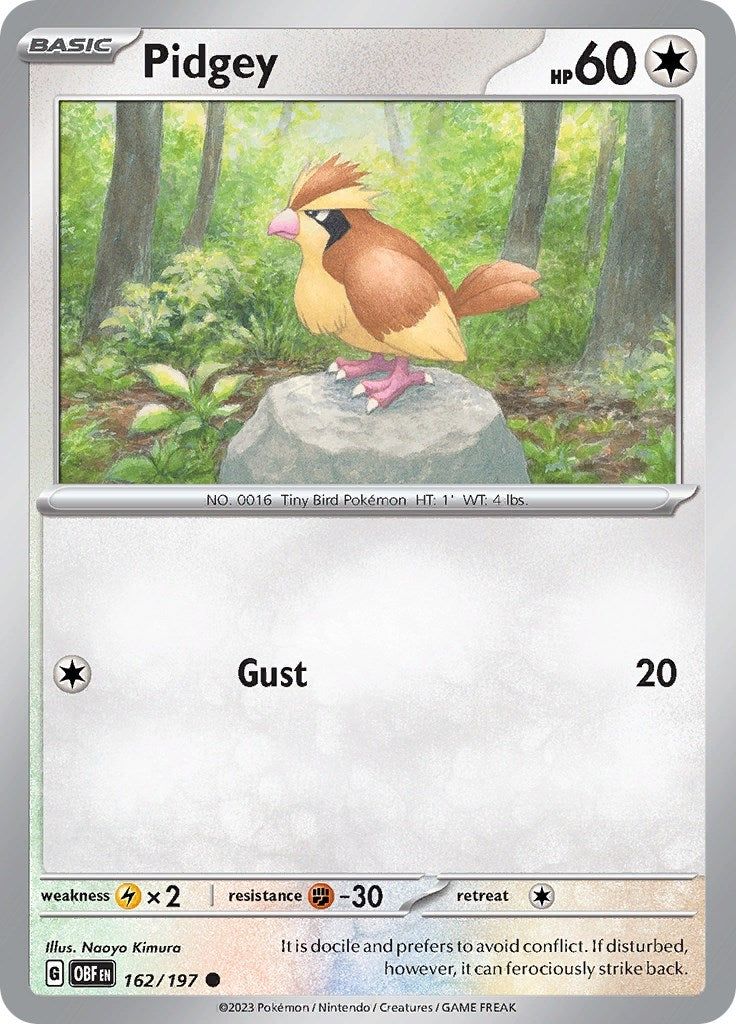 Image for Pidgey (162/197) (OBF) - Pokemon