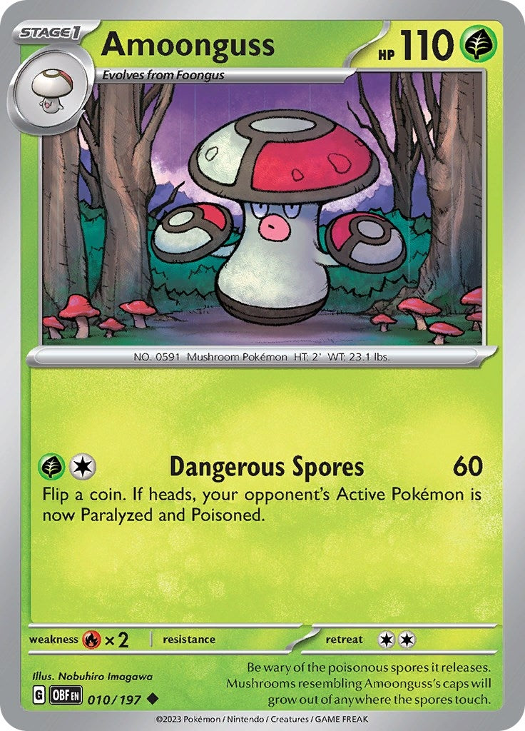 Image for Amoonguss (010/197) (OBF) - Pokemon