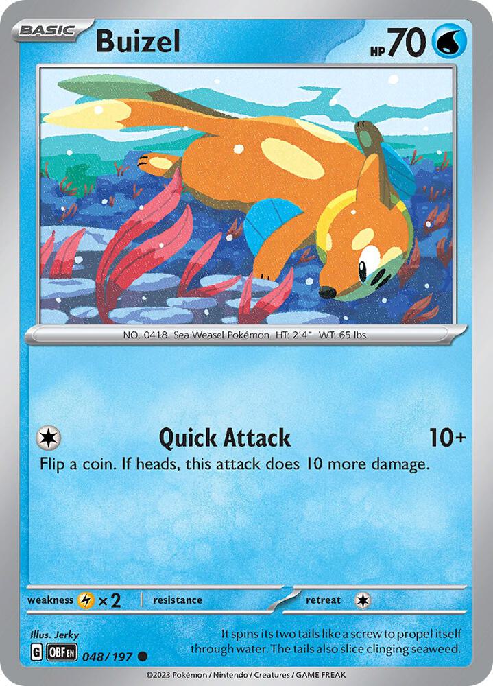 Image for Buizel (048/197) (OBF) - Pokemon