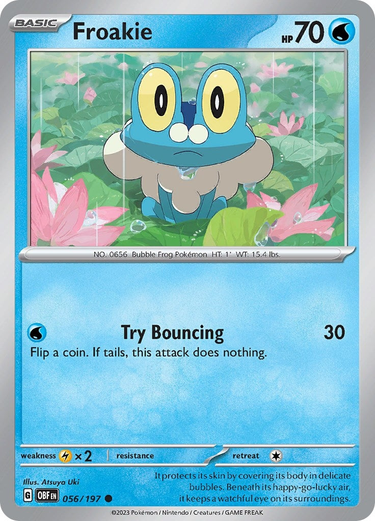Image for Froakie (056/197) (OBF) - Pokemon