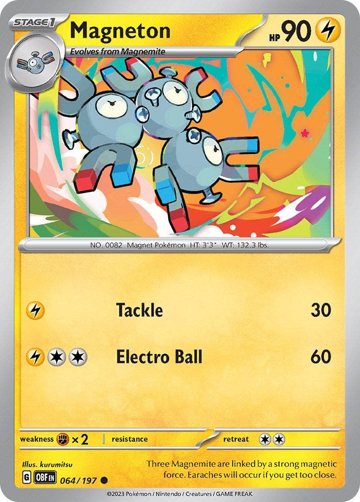 Image for Magneton (064/197) (OBF) - Pokemon
