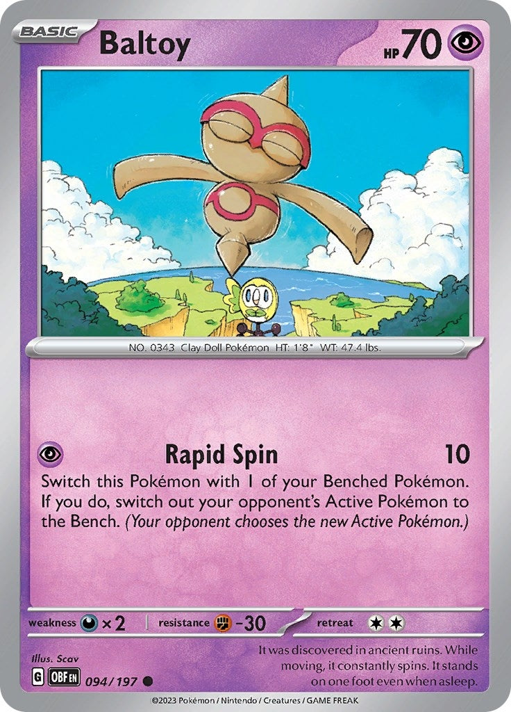 Image for Baltoy (094/197) (OBF) - Pokemon