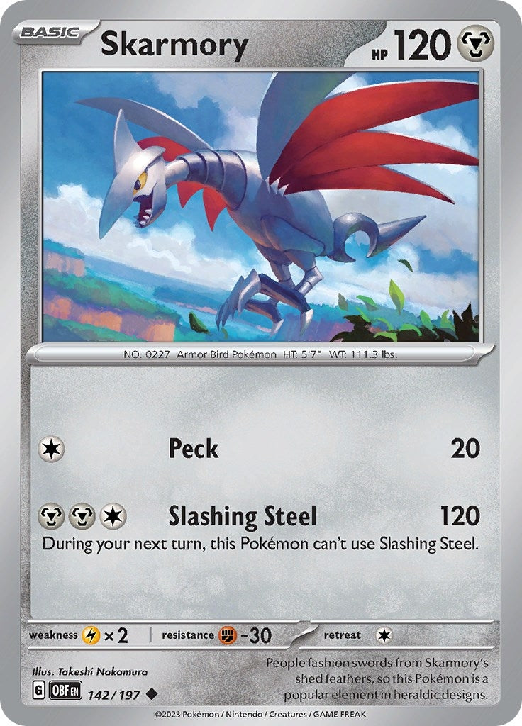 Image for Skarmory (142/197) (OBF) - Pokemon