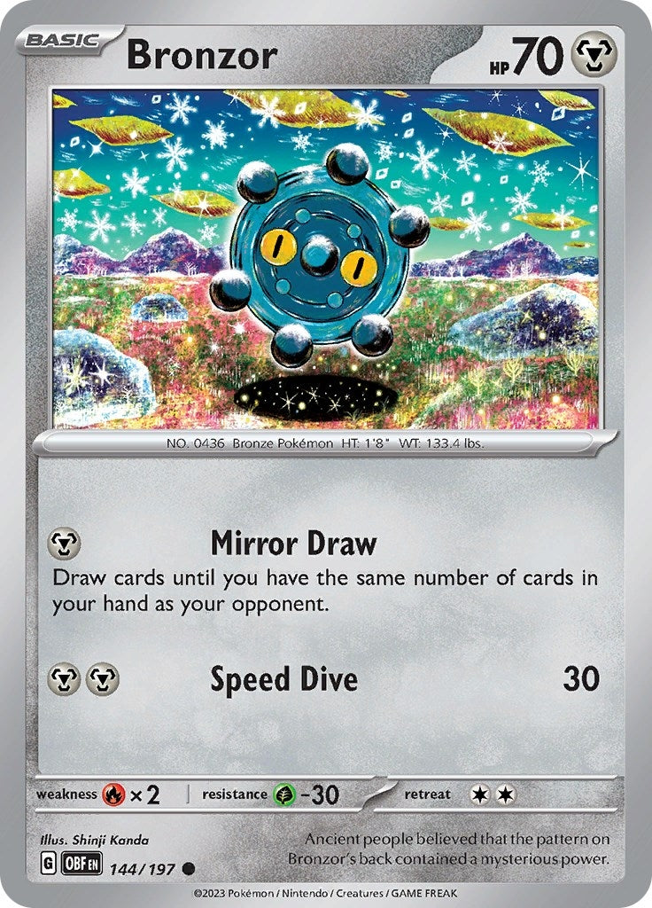 Image for Bronzor (144/197) (OBF) - Pokemon