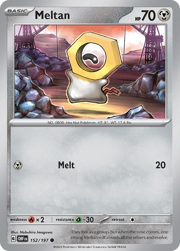 Image for Meltan (152/197) (OBF) - Pokemon