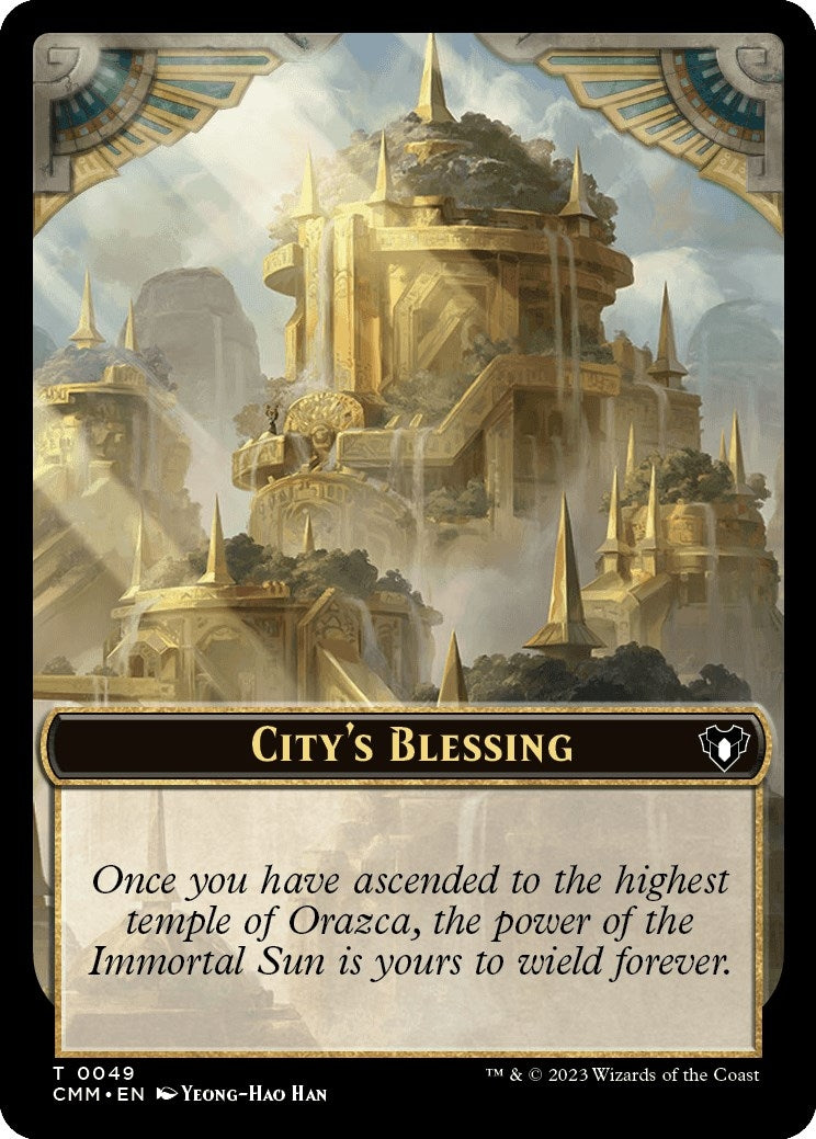Image for City's Blessing // Knight Double-Sided Token (49 // 7) - Magic: The Gathering
