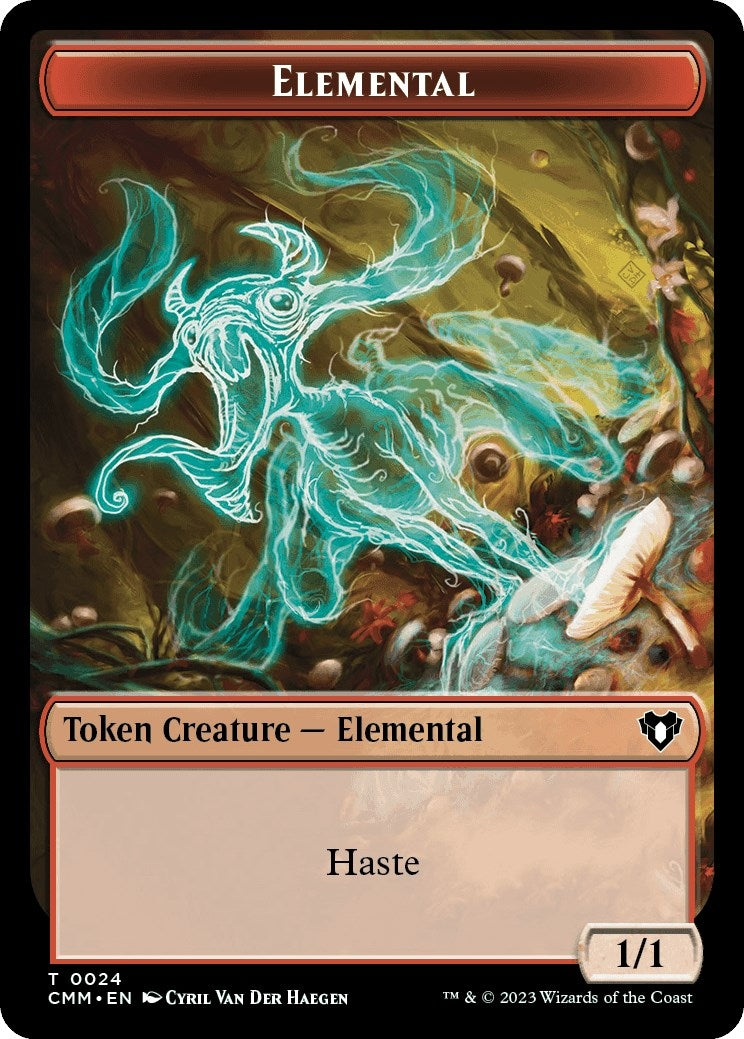 Image for Elemental (0024) // Phyrexian Beast Double-Sided Token (24 // 34) - Magic: The Gathering