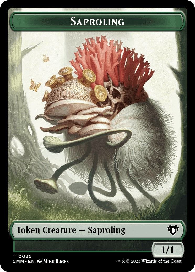 Image for Saproling // Rat Double-Sided Token (35 // 17) - Magic: The Gathering