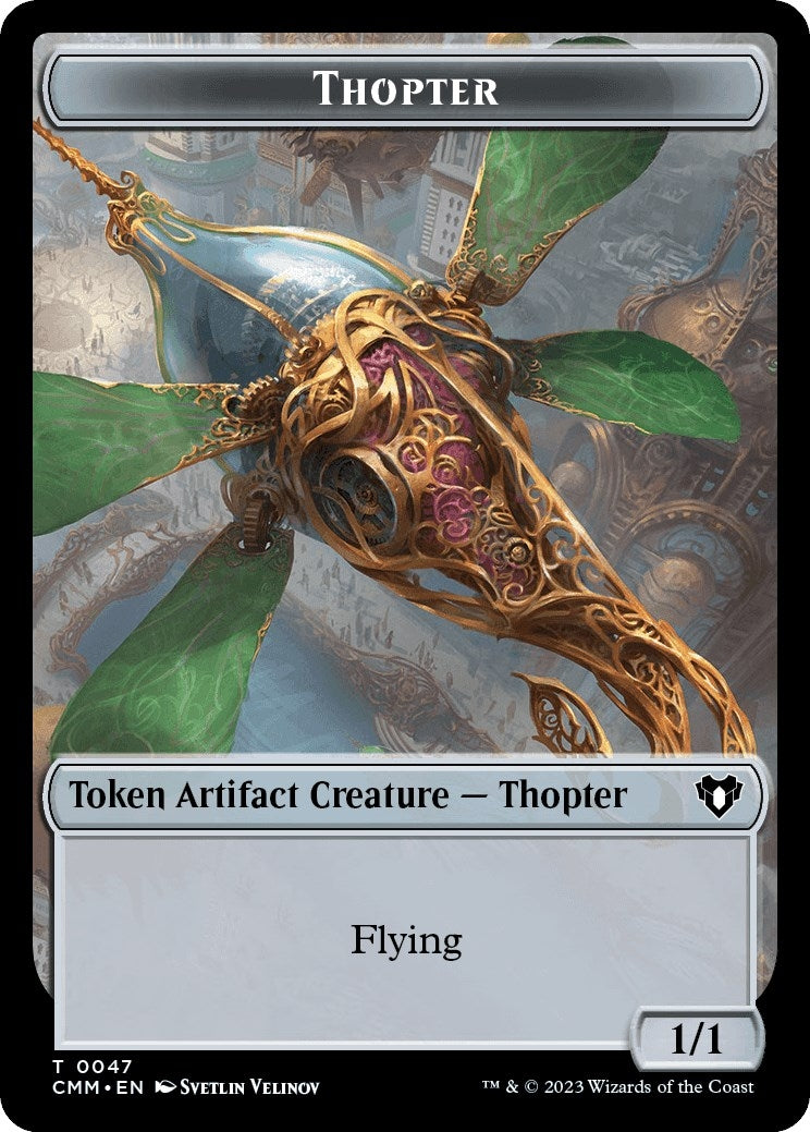 Image for Thopter // Kor Soldier Double-Sided Token (47 // 8) - Magic: The Gathering