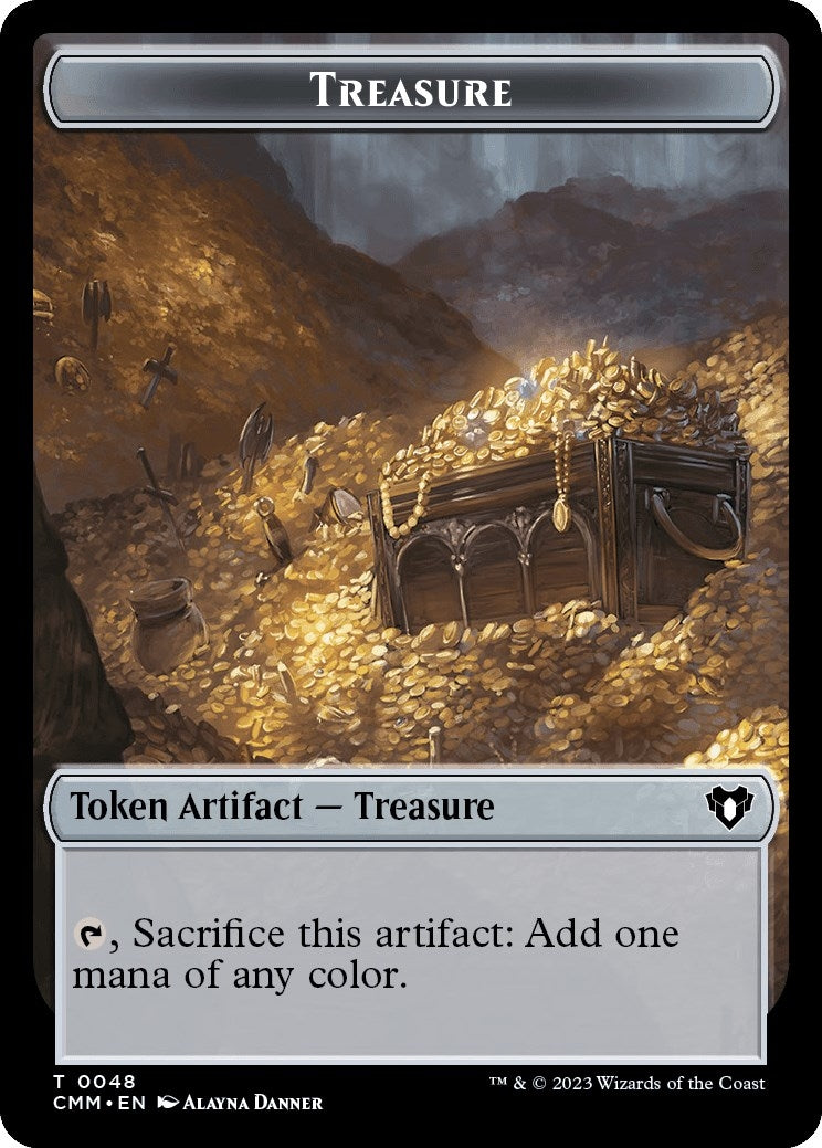Image for Treasure // Rat Double-Sided Token (48 // 17) - Magic: The Gathering