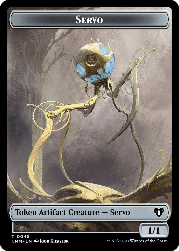 Image for Servo // Cat (0005) Double-Sided Token (45 // 5) - Magic: The Gathering